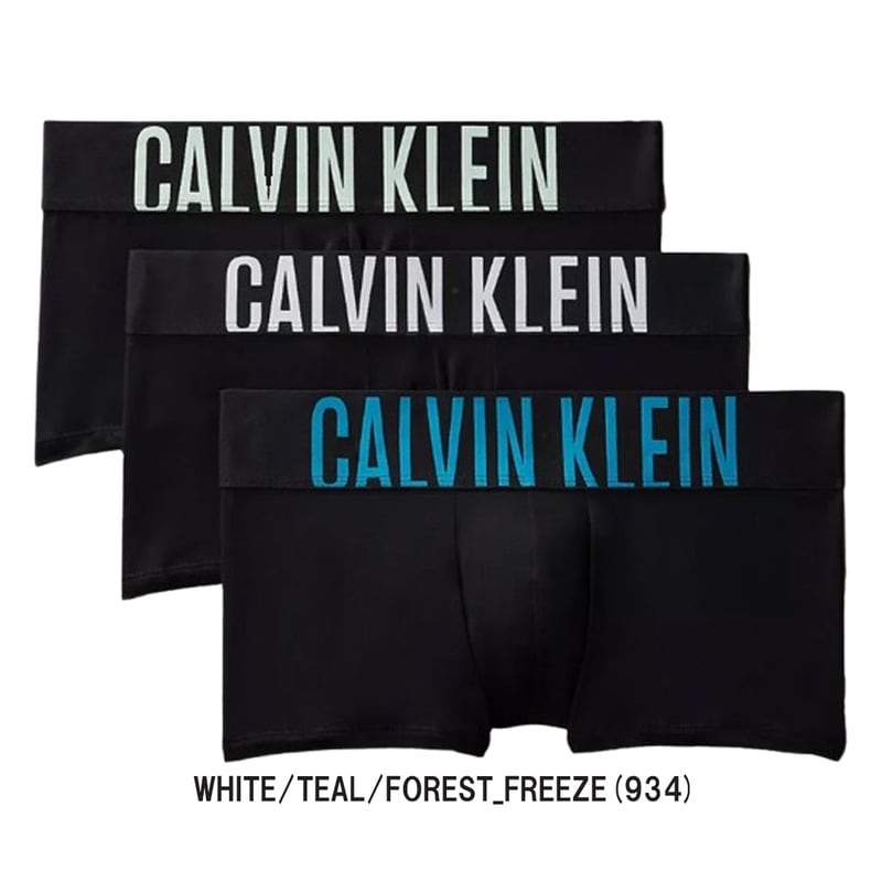 Calvin Klein(カルバンクライン)ck ボクサーパンツ ローライズ 前閉じ 3枚組 セット ロゴ お買い得 パック 下着 メンズ 男性用 インテンスパワー NB3611
