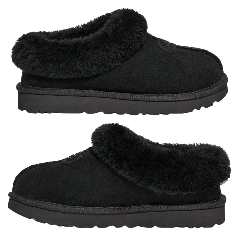 UGG(アグ)レディース タゼット スリッポン クロッグ ムートン ボア スリッパ スエード ふわふわ 厚底 シューズ ロゴ ルームシューズ W TAZZETTE 1134810