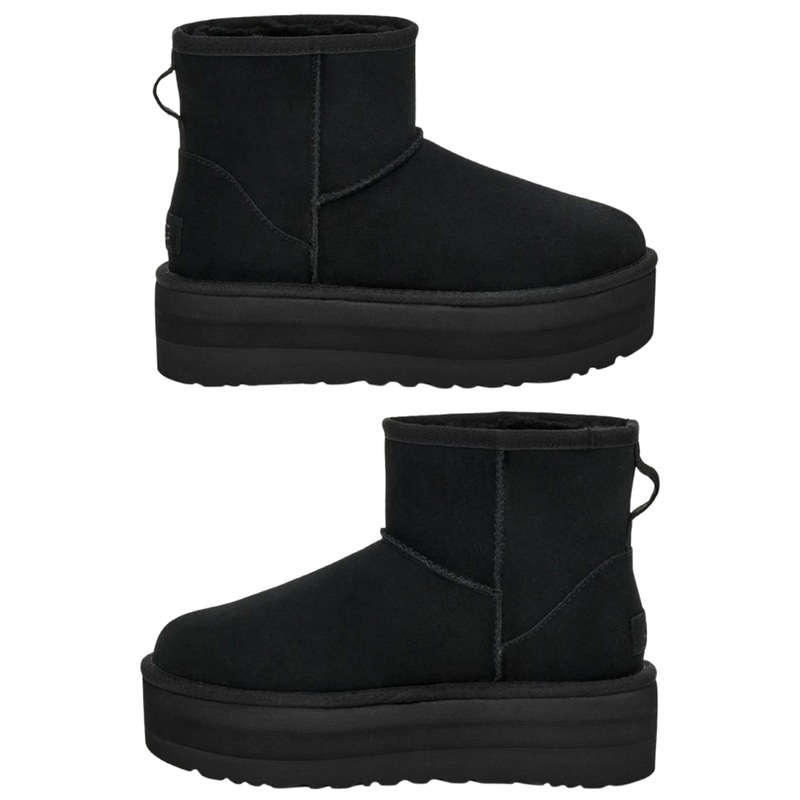 SALE)UGG(アグ)ムートン ブーツ ショート 厚底 スエード クラシック