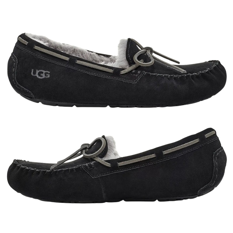 UGG(アグ)メンズ オルセン モカシン スリッポン シューズ ムートン ボア スエード ウール ふわふわ レース 屋内 屋外 男性用 靴 M OLSEN 1003390