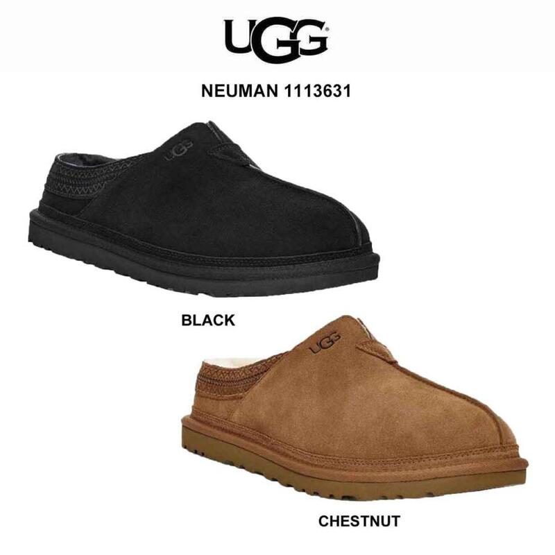 UGG(アグ)メンズ ニューマン スリッポン シューズ スリッパ ムートン スエード シープスキン 屋内 屋外 カジュアル ギフト M NEUMAN 1113631