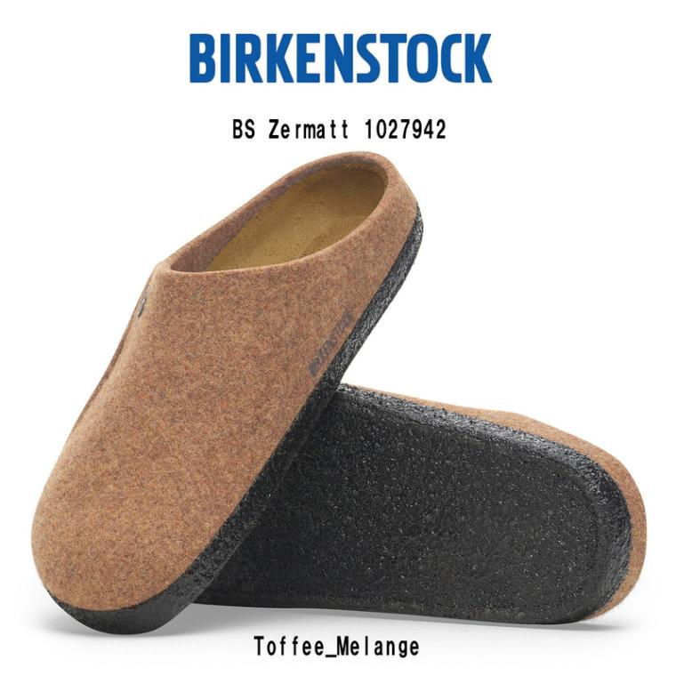BIRKENSTOCK(ビルケンシュトック)ツェルマット サンダル ルームシューズ レギュラー ブラウン ユニセックス メンズ レディース ビルケン Zermatt 1027942