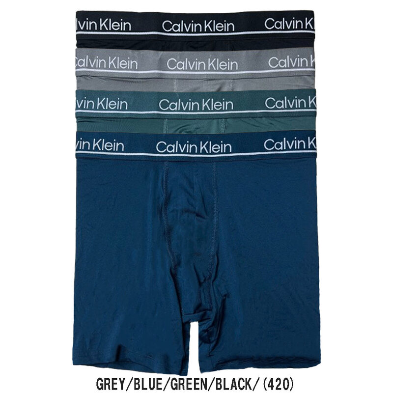 Calvin Klein(カルバンクライン)ck ボクサーパンツ ボクサーブリーフ マイクロファイバー 4枚セット アンダーウェア メンズ 男性用 下着 NP2756O