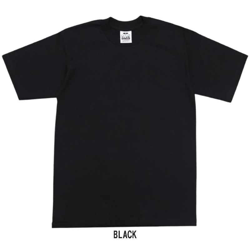 PRO CLUB(プロクラブ)Tシャツ クルーネック 半袖 厚手 無地 ヘビーウェイト 定番 コットン シンプル ストリート 大きめ メンズ HEAVY WEIGHT S/S TEE 101