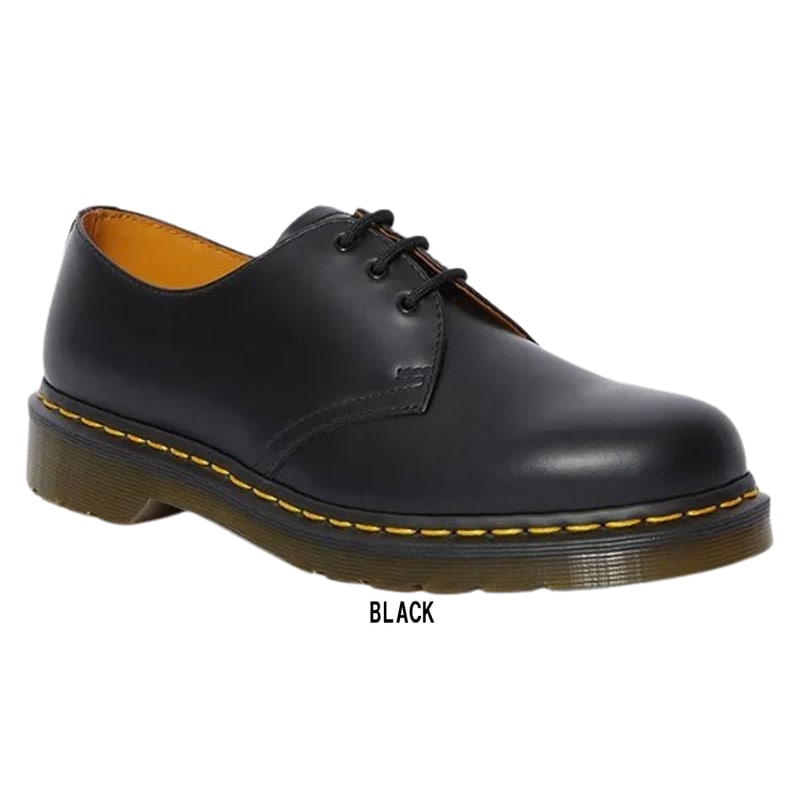 Dr.Martens(ドクターマーチン)スムースレザー オックスフォード シューズ  3ホール イエローステッチ 革靴 レースアップ レディース メンズ 1461 11838002