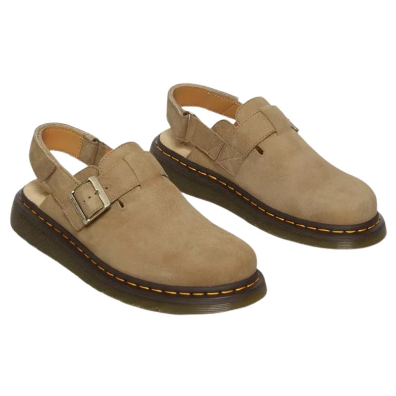 (SALE)Dr.Martens(ドクターマーチン)ジョージ スリングバック ミュール ヌバック レザー シューズ サンダル 革靴 ブラウン レディース メンズ Jorge II 31568439