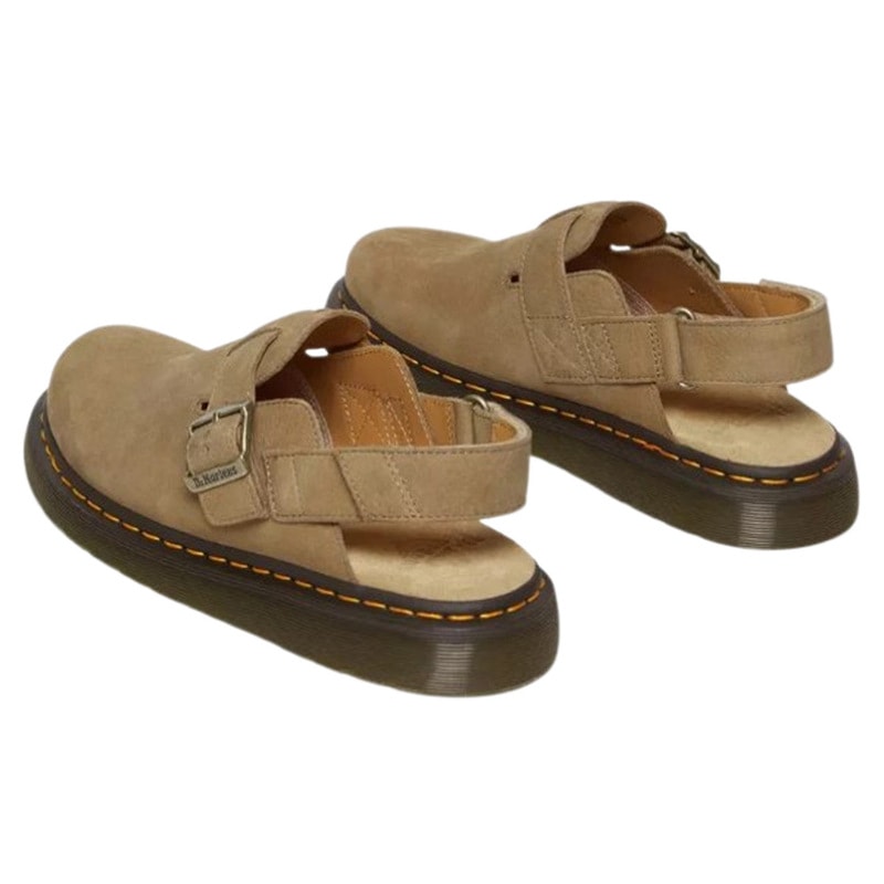 (SALE)Dr.Martens(ドクターマーチン)ジョージ スリングバック ミュール ヌバック レザー シューズ サンダル 革靴 ブラウン レディース メンズ Jorge II 31568439