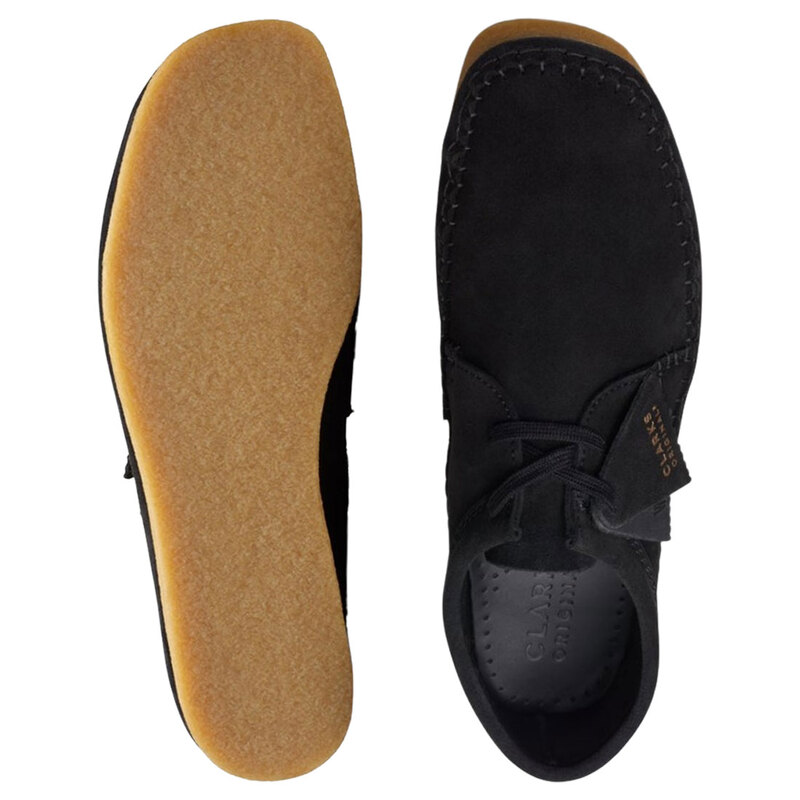CLARKS(クラークス)シューズ レースアップ ブラック スエード ウィーバー カジュアル メンズ 男性用 Weaver 26165081
