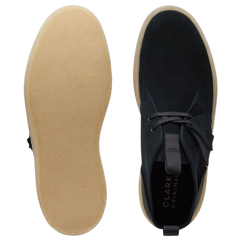 CLARKS(クラークス)デザートカップ チャッカブーツ アンクルブーツ レースアップ シューズ ブラック スエード メンズ Desert Cup 26167868