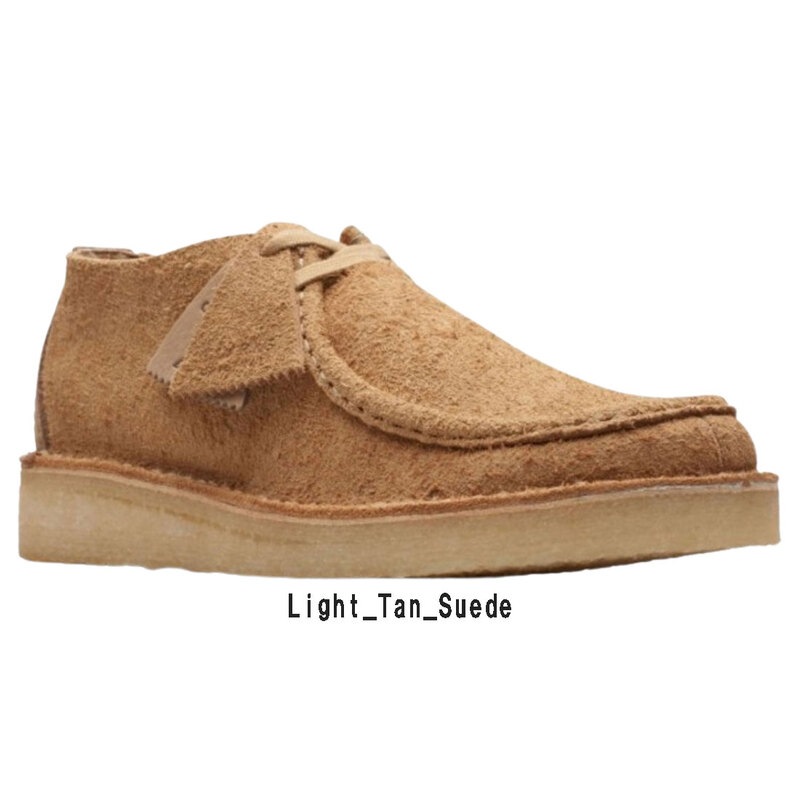 CLARKS(クラークス)デザート ノマド シューズ モカシン ローファー レースアップ ブラウン タン スエード トレックマン メンズ Desert Nomad 26172580