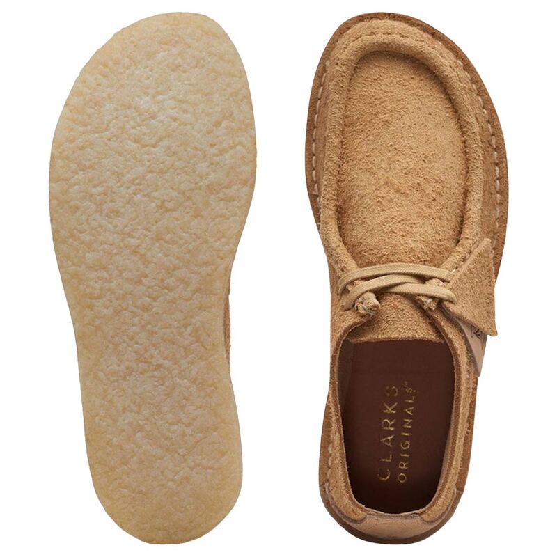 CLARKS(クラークス)デザート ノマド シューズ モカシン ローファー レースアップ ブラウン タン スエード トレックマン メンズ Desert Nomad 26172580