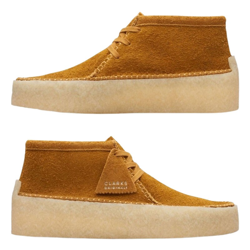 CLARKS(クラークス)チャッカブーツ シューズ レースアップ ブラウン オークル スエード キャラバン カジュアル メンズ 男性用 Caravan 26174029