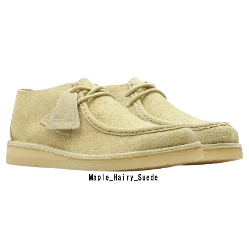 CLARKS(クラークス)モカシン シューズ ベージュ メープル スエード デザート カジュアル メンズ 男性用 Desert Nomad 26176544