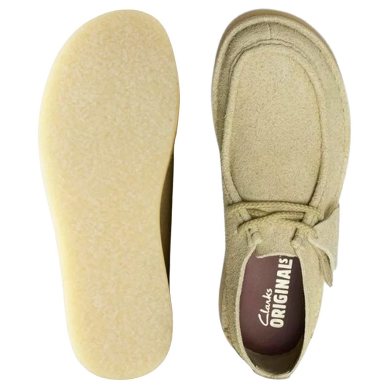 CLARKS(クラークス)モカシン シューズ ベージュ メープル スエード デザート カジュアル メンズ 男性用 Desert Nomad 26176544