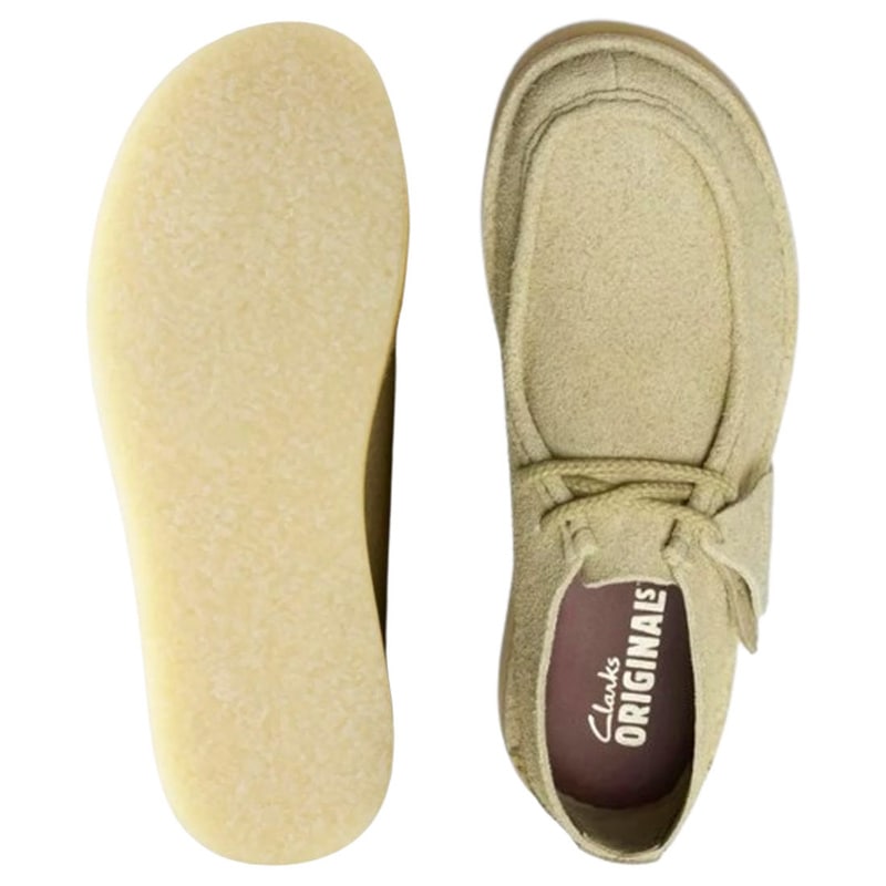 CLARKS(クラークス)デザート ノマド モカシン ローファー シューズ レースアップ メープル ヘアリー スエード トレックマン メンズ Desert Nomad 26176544