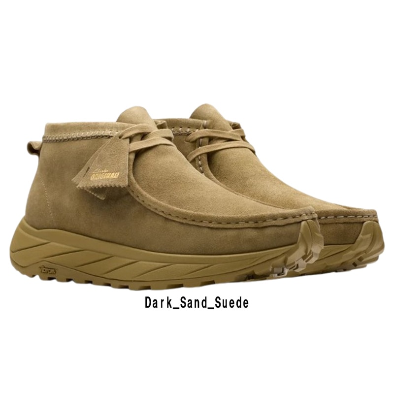 CLARKS(クラークス)ワラビー エデン ハイカット モカシン シューズ