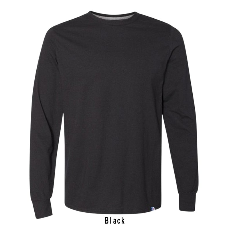 (SALE)RUSSELL ATHLETIC(ラッセル アスレティック)Tシャツ 長袖 コットン クルーネック ドライパワー 無地 カジュアル 運動 ジム メンズ 64LTTM