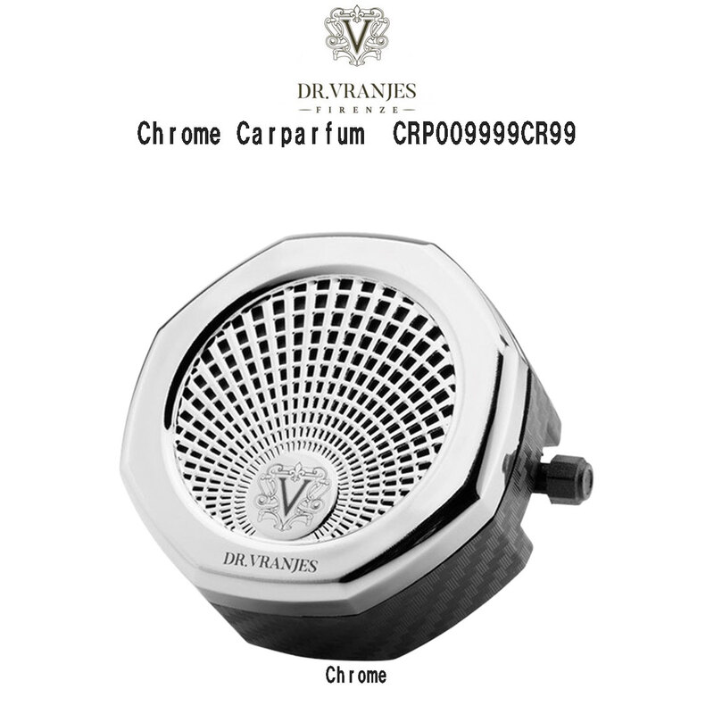 DR.VRANJES(ドットール・ヴラニエス)【リフィル別売】カーパルファム 車用 芳香剤 ディスペンサー カーフレグランス クローム DISPENSER CHROME