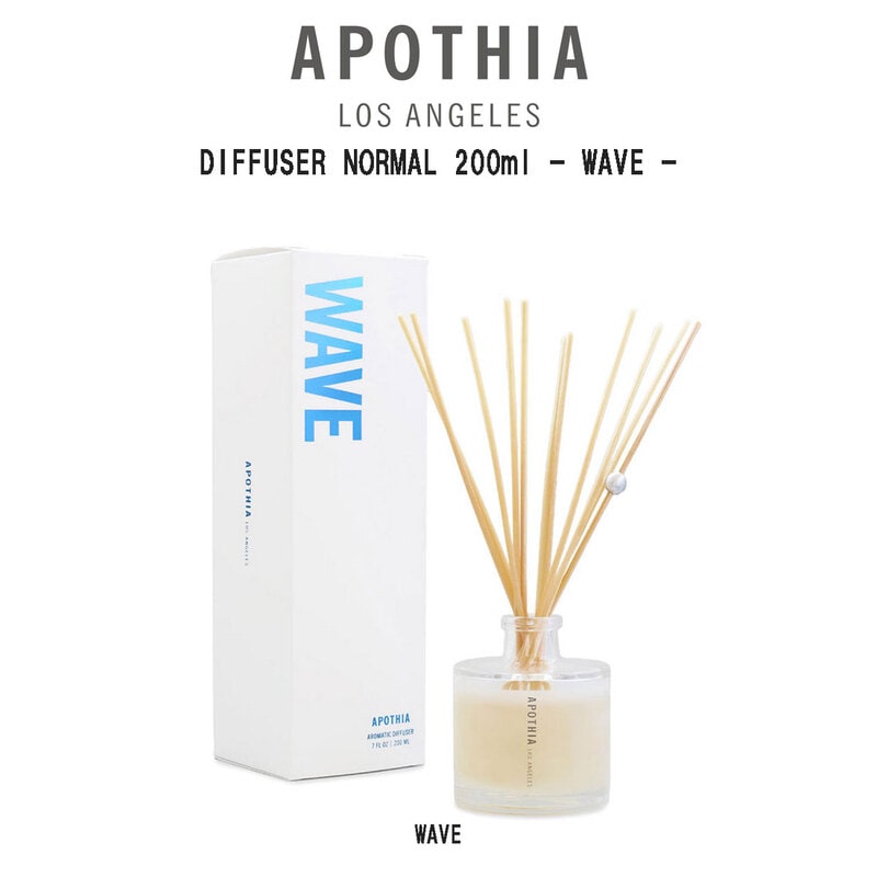 APOTHIA(アポーシア)ディフューザー ウェーブ フレグランス アロマ グレープフルーツ フレッシュ インテリア ギフト プレゼント DIFFUSER NORMAL 200ml 