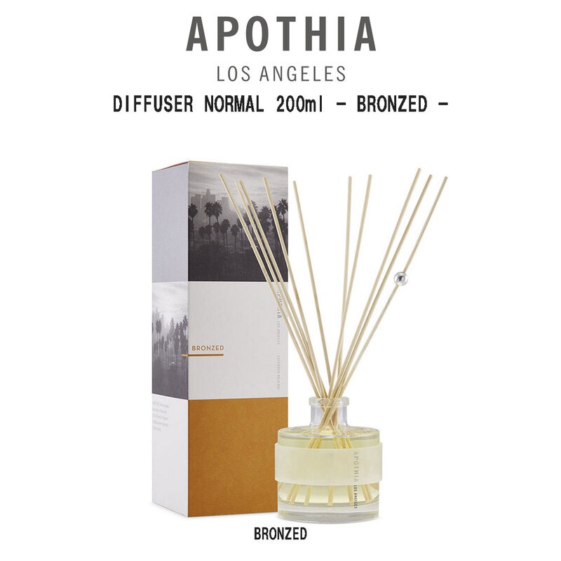 APOTHIA(アポーシア)ディフューザー ブロンズド フレグランス アロマ オレンジ ジャスミン インテリア ギフト プレゼント DIFFUSER NORMAL 200ml 