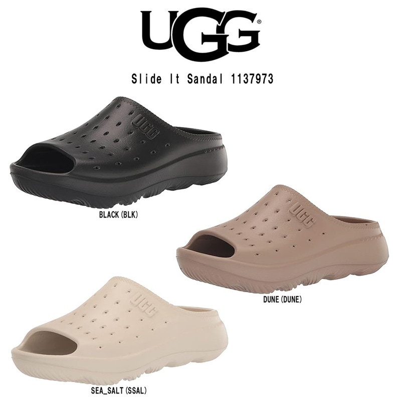 UGG(アグ)サンダル スリッパ ルームシューズ ロゴ スライド