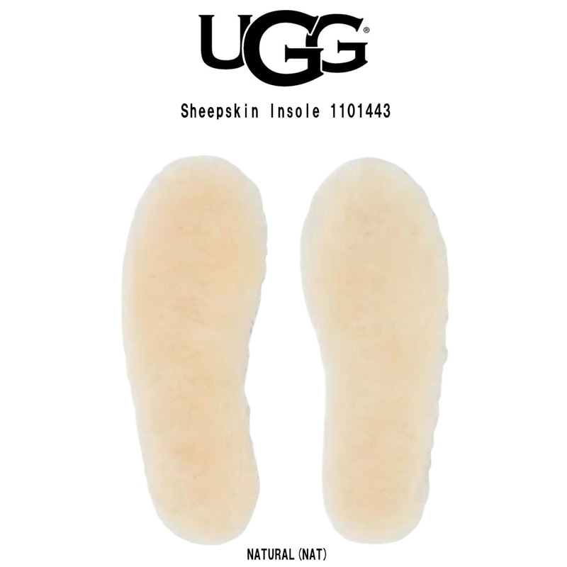 UGG(アグ)インソール 中敷き シープスキン ムートン もこもこ ふわふわ 替え シューケア 防寒 レディース 女性用 Sheepskin Insole 1101443