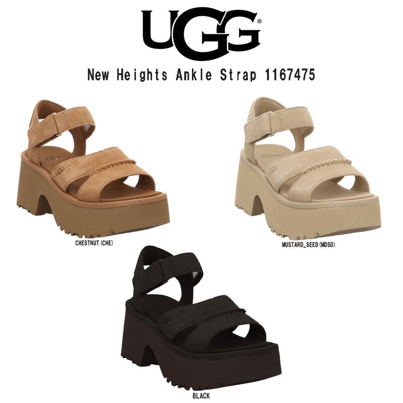 SALE)UGG(アグ)レディース ニューハイツ アンクル ストラップ サンダル