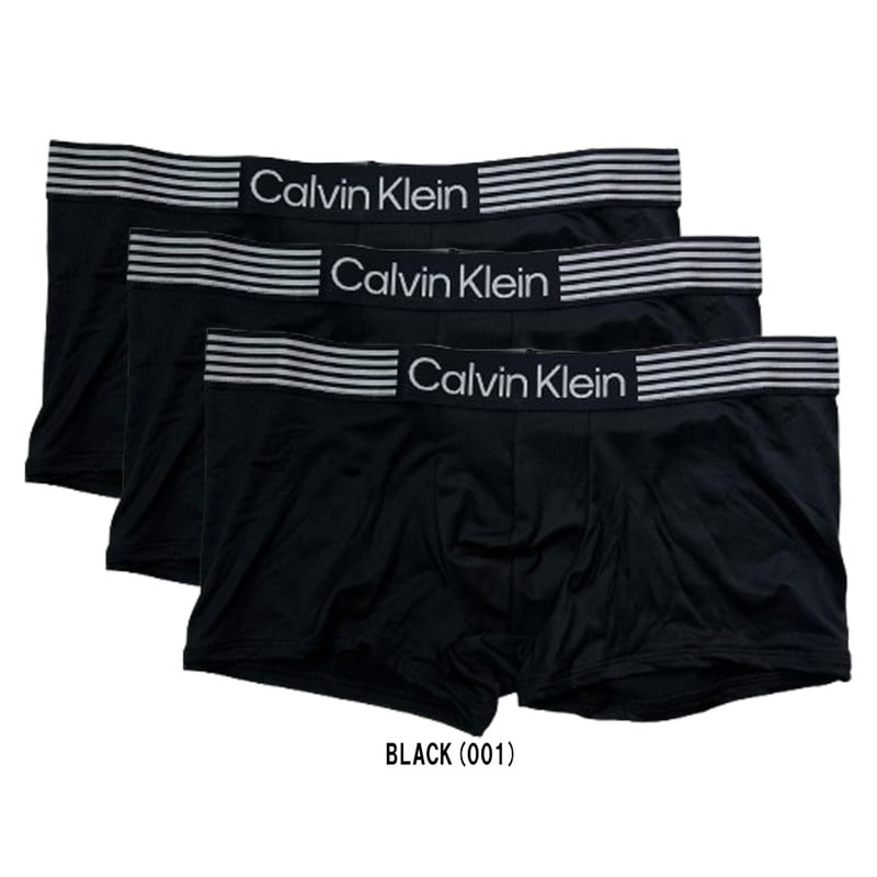 Calvin Klein(カルバンクライン)ck ボクサーパンツ ローライズ トランク 前閉じ 3枚セット アンダーウェア ロゴ メンズ 男性用 下着 LOW RISE TRUNK NP2690O