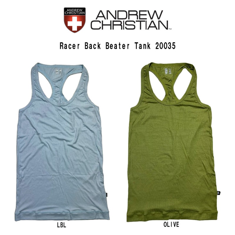 ANDREW CHRISTIAN(アンドリュークリスチャン)タンクトップ 下着 セクシー Racer Back Beater Tank 20035