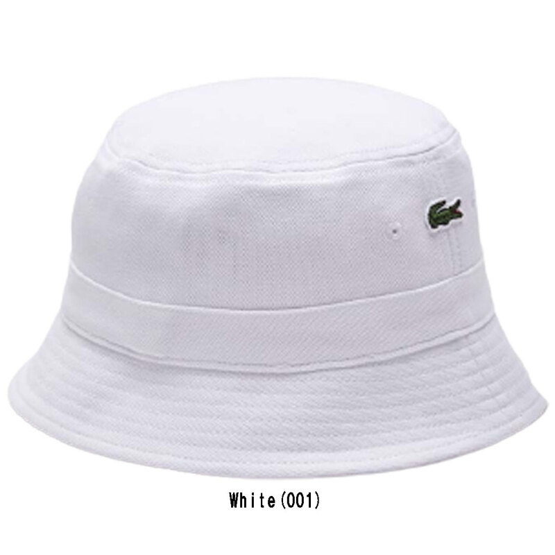 (SALE)LACOSTE(ラコステ)バケットハット 綿 コットン ピケ 帽子 ハット 刺しゅう ワンポイント 小物 ユニセックス メンズ レディース カジュアル RK2056