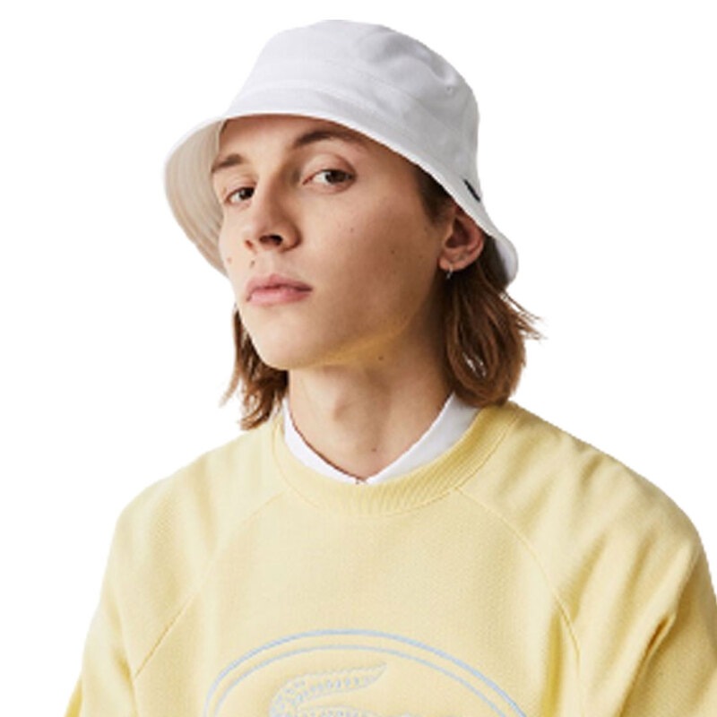 (SALE)LACOSTE(ラコステ)バケットハット 綿 コットン ピケ 帽子 ハット 刺しゅう ワンポイント 小物 ユニセックス メンズ レディース カジュアル RK2056