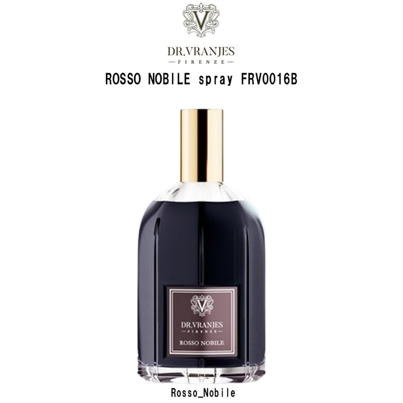 DR.VRANJES(ドットール・ヴラニエス)ルームスプレー ルームフレグランス ロッソノービレ ギフト プレゼント ROSSO NOBILE Room Spray 100ml FRV0016B