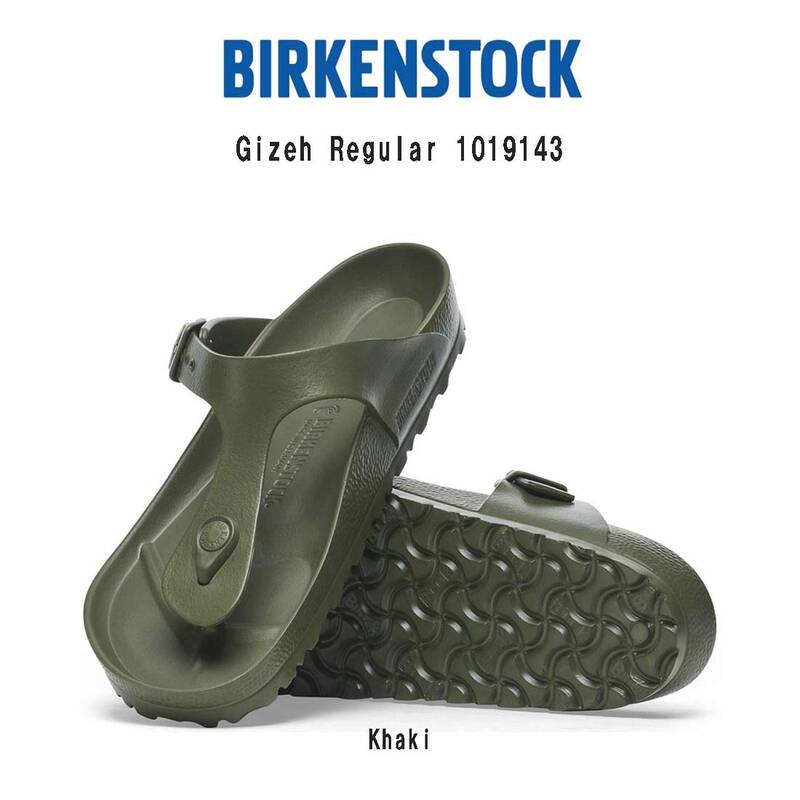 BIRKENSTOCK(ビルケンシュトック)ギゼ サンダル トングサンダル コンフォート 軽量 EVA レギュラー カーキ ユニセックス ビルケン Gizeh Regular 1019143