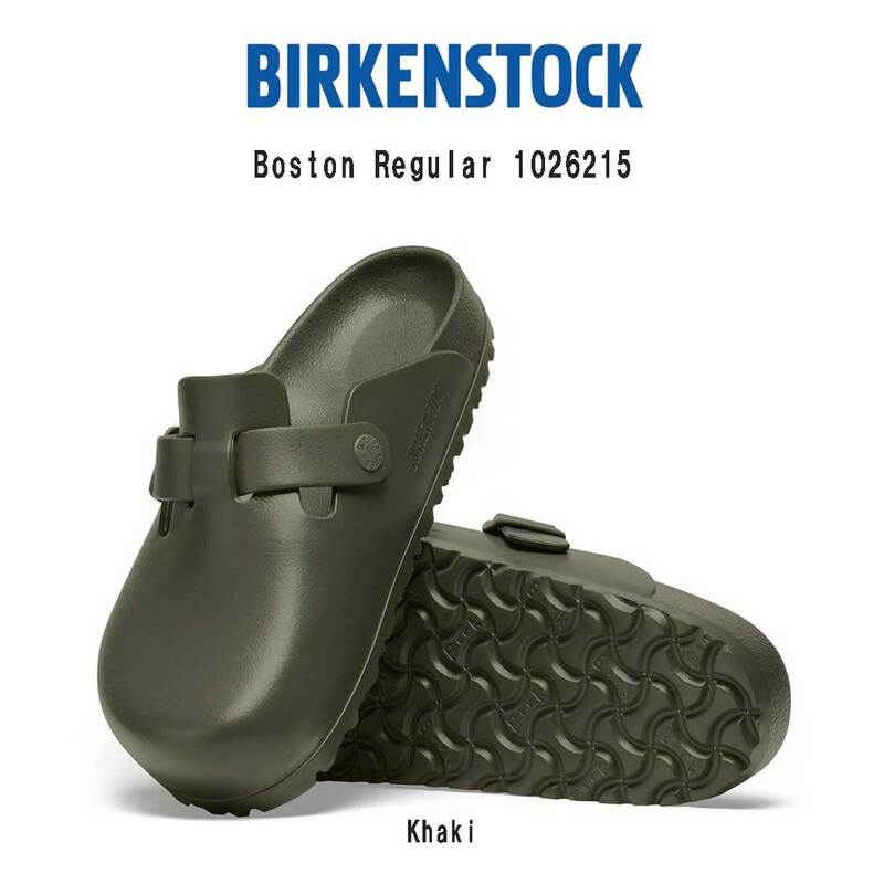 BIRKENSTOCK(ビルケンシュトック)ボストン サンダル クロッグ サボ コンフォート 軽量 EVA レギュラー カーキ ユニセックス ビルケン Boston Regular 1026215