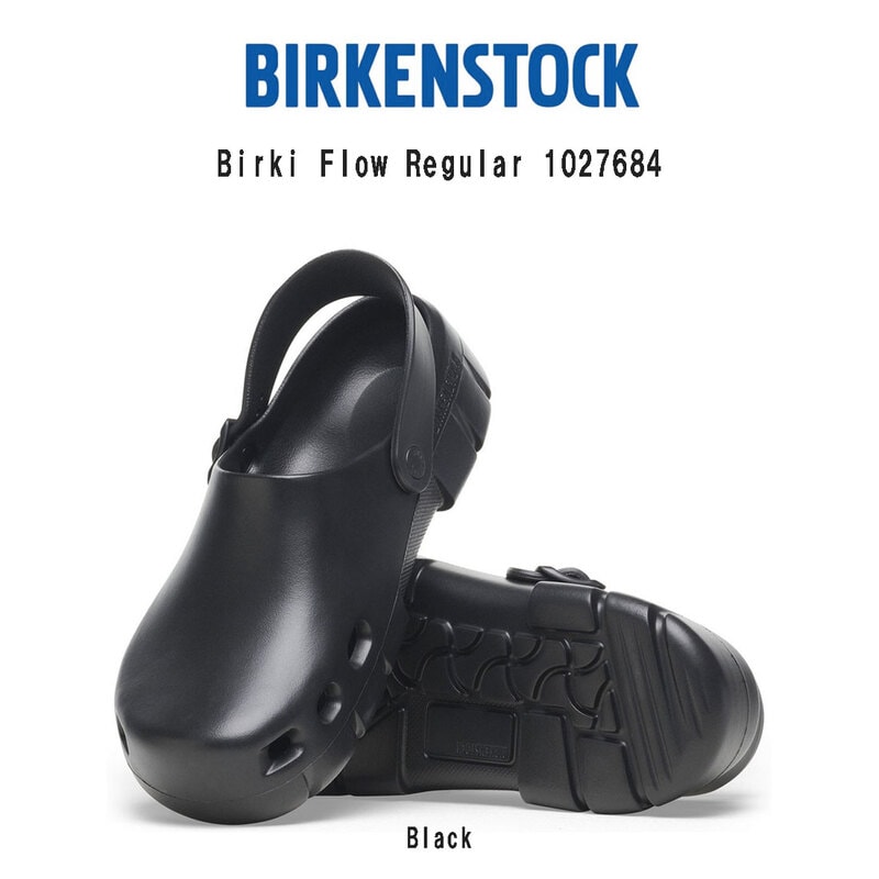 (SALE)BIRKENSTOCK(ビルケンシュトック)ビルキフロー サンダル クロッグ 超軽量 EVA ブラック 耐水 シューズ ユニセックス ビルケン レギュラー 1027684