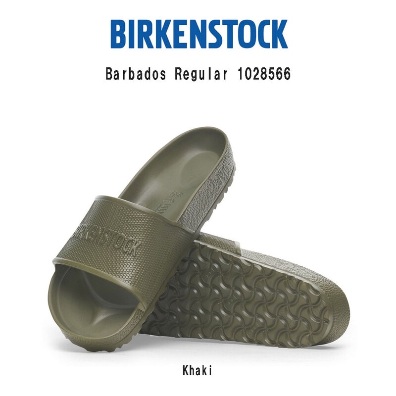 BIRKENSTOCK(ビルケンシュトック)バルバドス シャワーサンダル スリッパ レギュラー EVA 軽量 カーキ ユニセックス ビルケン Barbados Regular 1028566