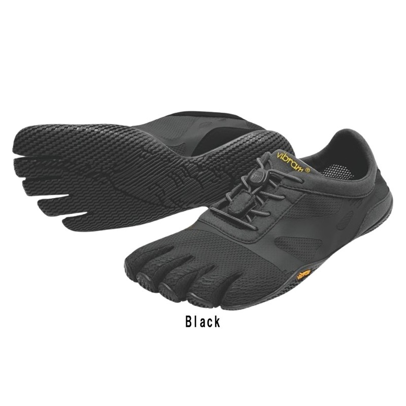 Vibram FiveFingers(ビブラムファイブフィンガーズ)レディース 五本指 シューズ ランニング トレーニング 薄型 小さめ ブラック KSO EVO 14W0701
