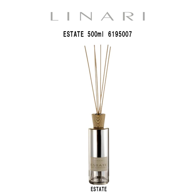 (SALE)LINARI(リナーリ)ルームディフューザー リードディフューザー エスタータ フレグランス アロマ スティック インテリア ギフト プレゼント ESTATE 500ml 6195007