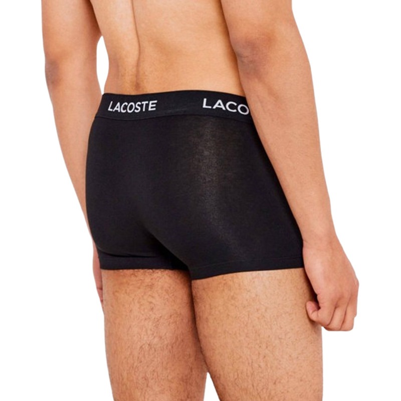 LACOSTE(ラコステ)ボクサーパンツ コットン ストレッチ トランク 7枚セット ロゴ お買い得 パック 前閉じ メンズ 下着 男性用 5H2385