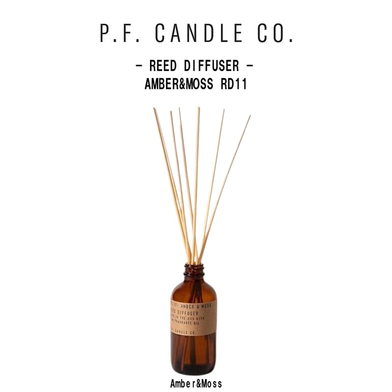 P.F.Candle Co.(ピーエフ・キャンドル)リードディフューザー アンバー モス セージ ラベンダー インテリア フレグランス ギフト 定番 人気 AMBER&MOSS RD11