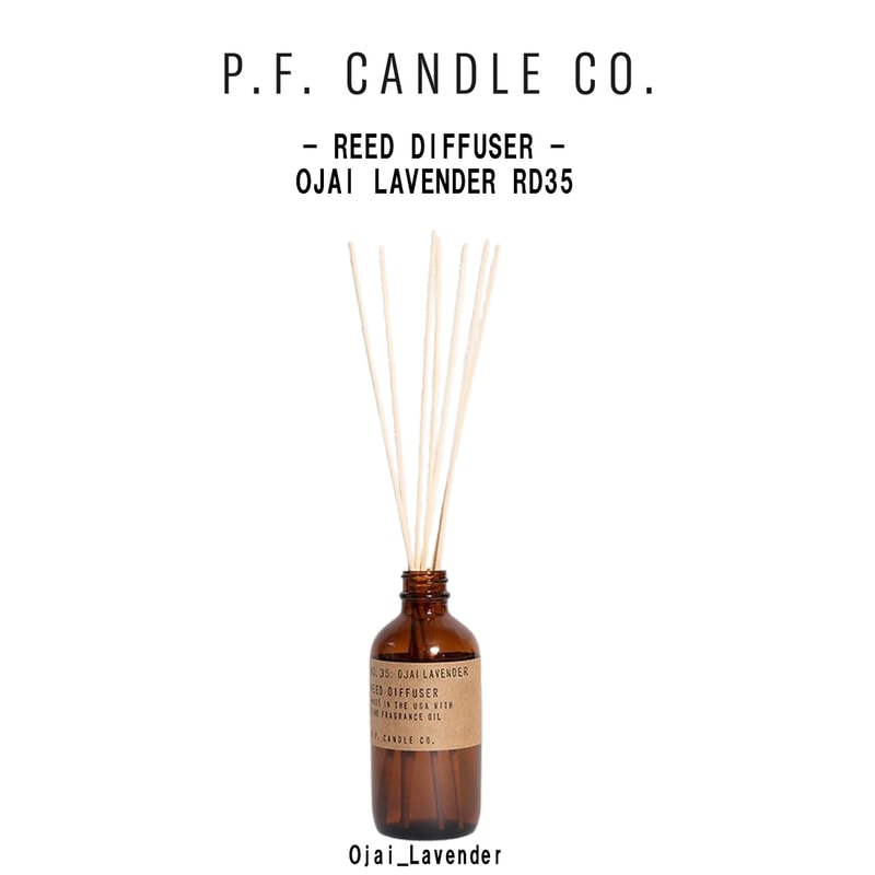 P.F.Candle Co.(ピーエフ・キャンドル)リードディフューザー オーハイ ラベンダー オレンジ シトラス インテリア フレグランス ギフト RD35