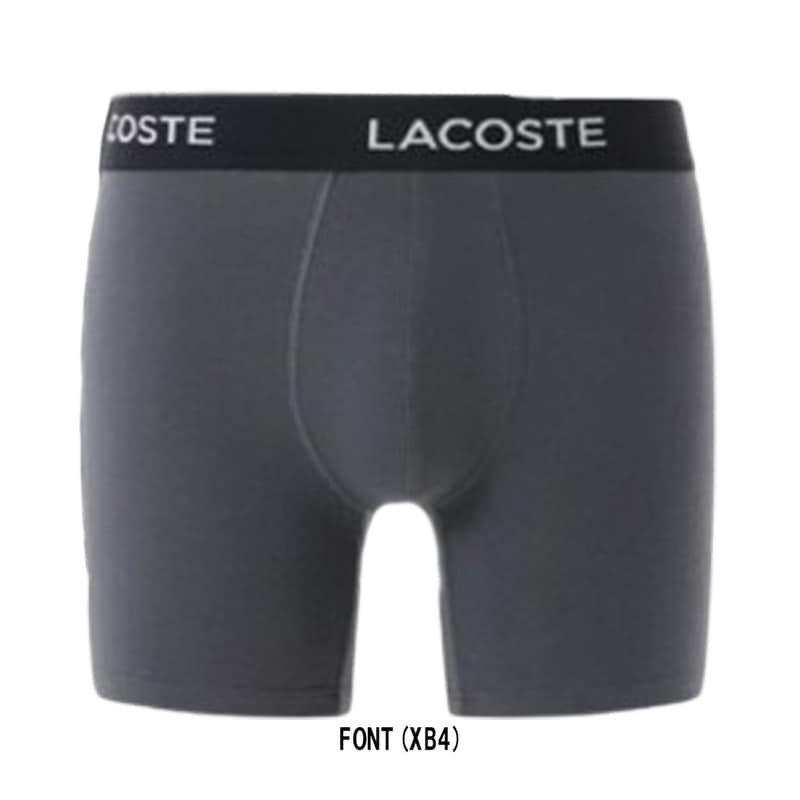 LACOSTE(ラコステ)バラ売り 単品 1枚 試着用 お試し 箱無し ボクサーパンツ ボクサーブリーフ 前閉じ ロゴ メンズ 男性用 下着 6H1301