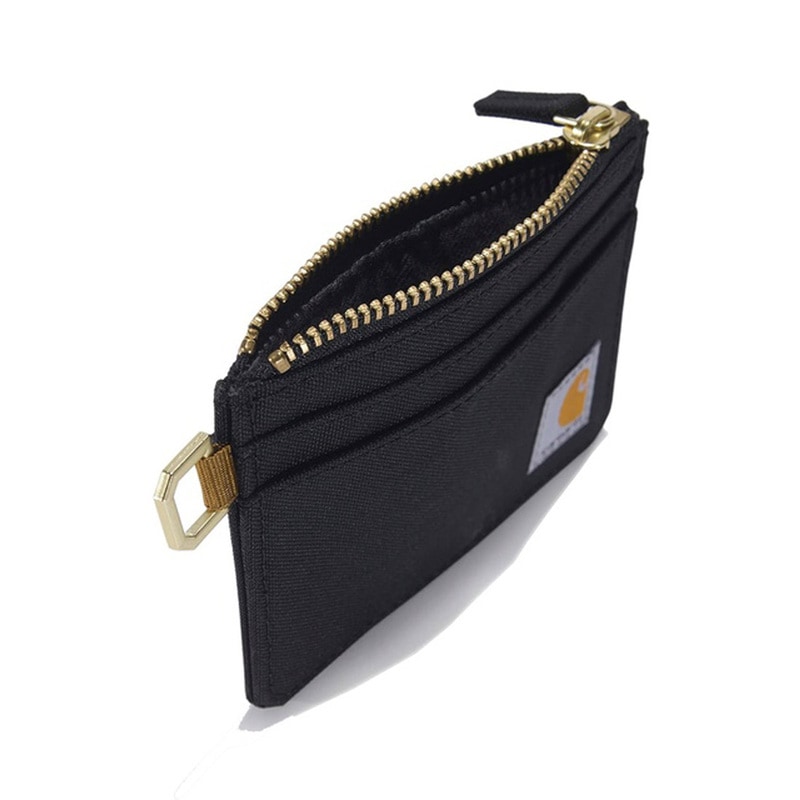 Carhartt(カーハート)カードケース カードキーパー ナイロン ファスナー ポケット ウォレット 小銭入れ ロゴ 撥水 メンズ レディース ギフト B0000245