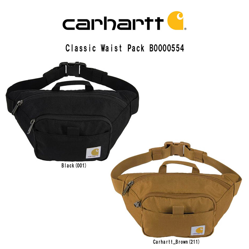 Carhartt(カーハート)ウエストパック ボディバッグ バッグ ショルダーバッグ ポケット 鞄 ロゴ 小物入れ 撥水 アウトドア メンズ レディース B0000554