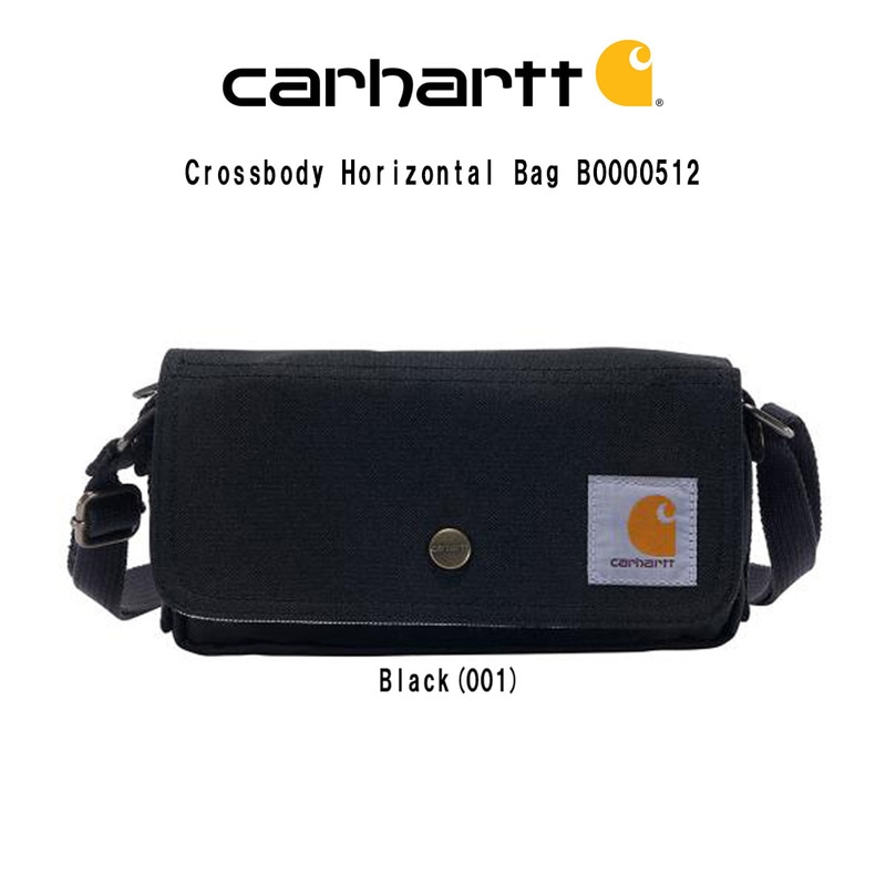 Carhartt(カーハート)ショルダーバッグ クロスボディ バッグ ポーチ 斜めがけ 2WAY コンパクト ロゴ 小物入れ アウトドア メンズ レディース B0000512