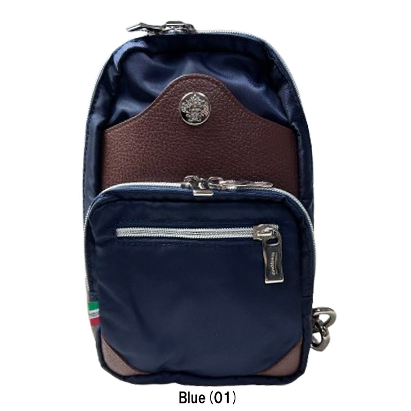 Orobianco(オロビアンコ)ボディバッグ ジャコミックス ワンショルダー 斜め掛け メンズ ユニセックス ブルー ナイロン GIACOMIX-BLUN