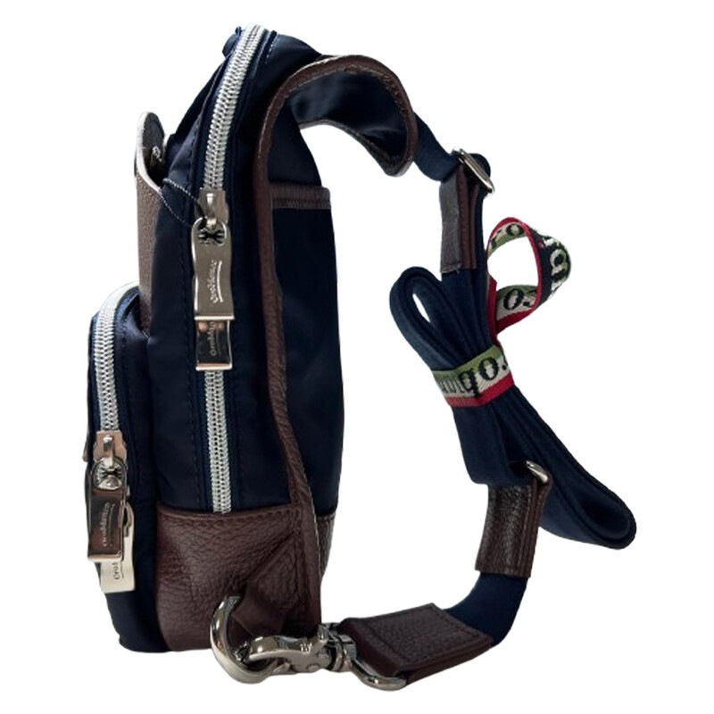 Orobianco(オロビアンコ)ボディバッグ ジャコミックス ワンショルダー 斜め掛け メンズ ユニセックス ブルー ナイロン GIACOMIX-BLUN