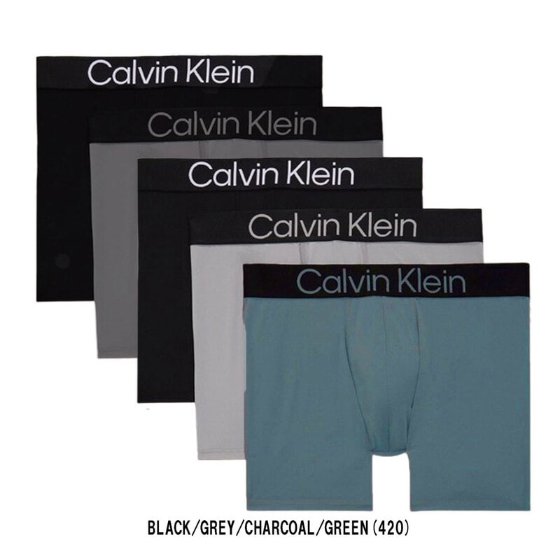 Calvin Klein(カルバンクライン)ck ボクサーブリーフ ボクサーパンツ 前閉じ 5枚セット マイクロファイバー ロゴ 下着 メンズ 男性用 NP2683O