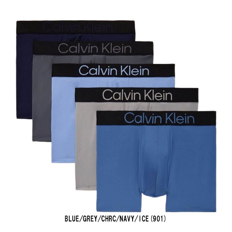 Calvin Klein(カルバンクライン)ck ボクサーブリーフ ボクサーパンツ 前閉じ 5枚セット マイクロファイバー ロゴ 下着 メンズ 男性用 NP2683O