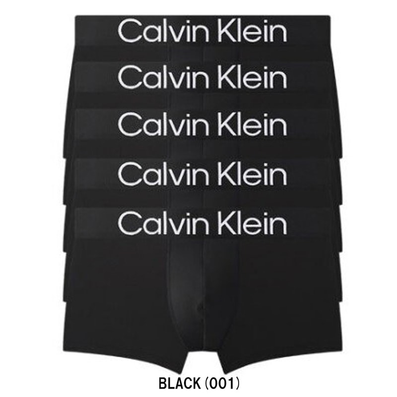 Calvin Klein(カルバンクライン)ck ボクサーパンツ ローライズ トランク 前閉じ マイクロファイバー 5枚セット ロゴ 下着 メンズ 男性用 NP2716O